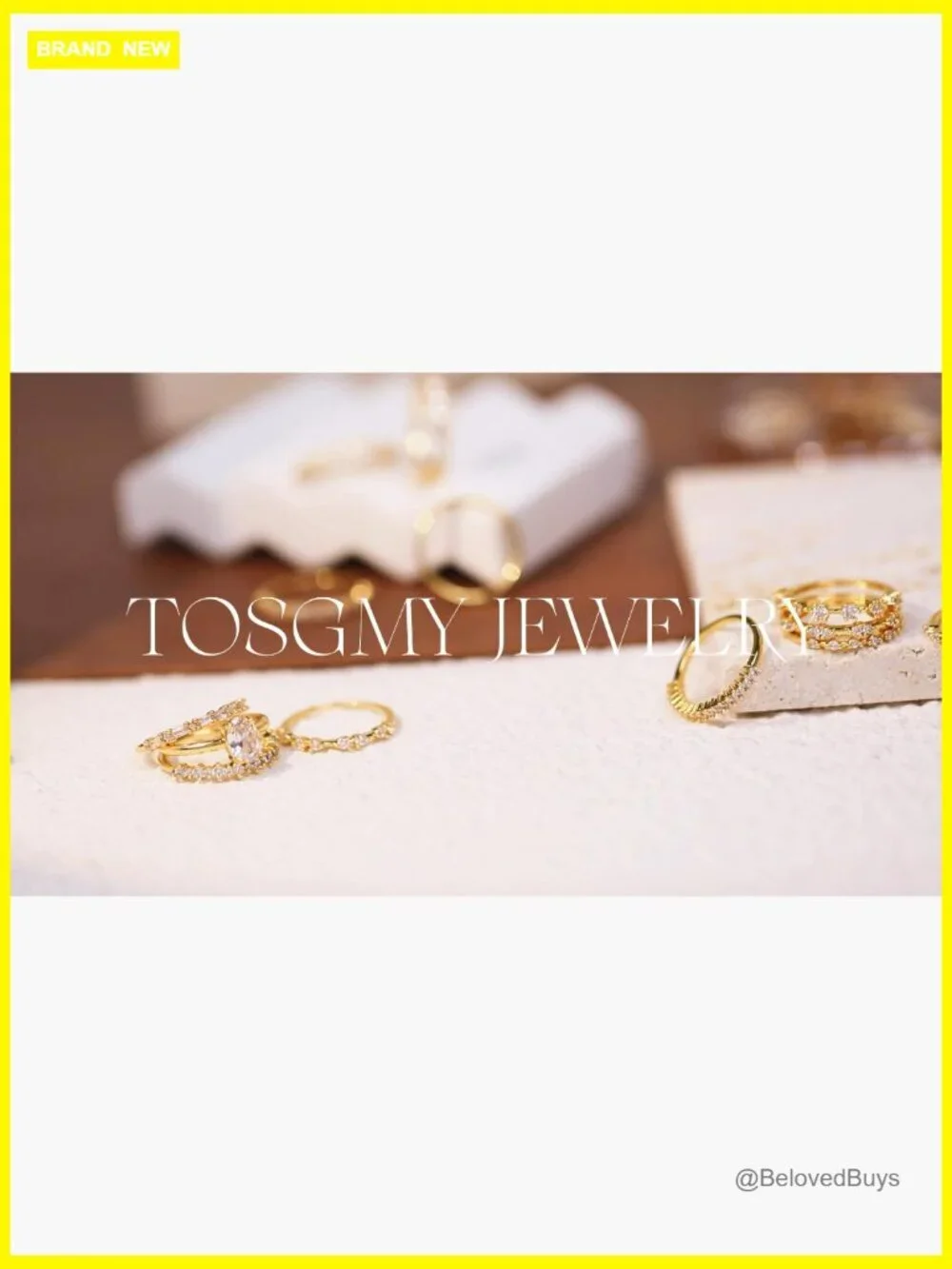 Stackable Dainty Gold Plated Cubic Zirconia Wedding Band Rings Set Size 6-10